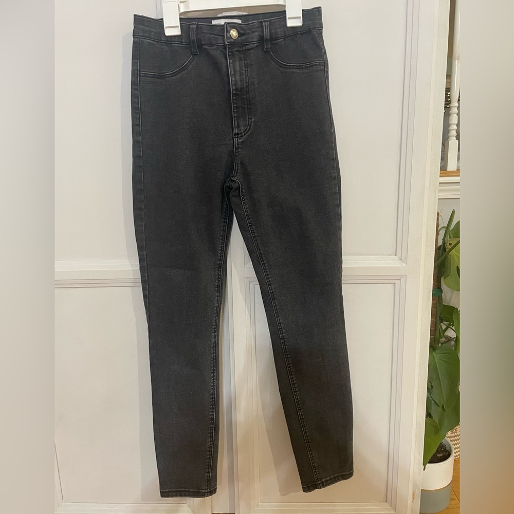 Zara Women's Dark Gray Skinny Jeans‎